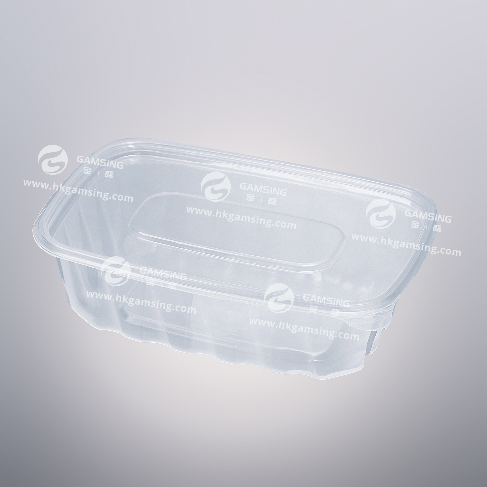 750ml PP Plastic Rectangular Takeout Food Container With Lid
