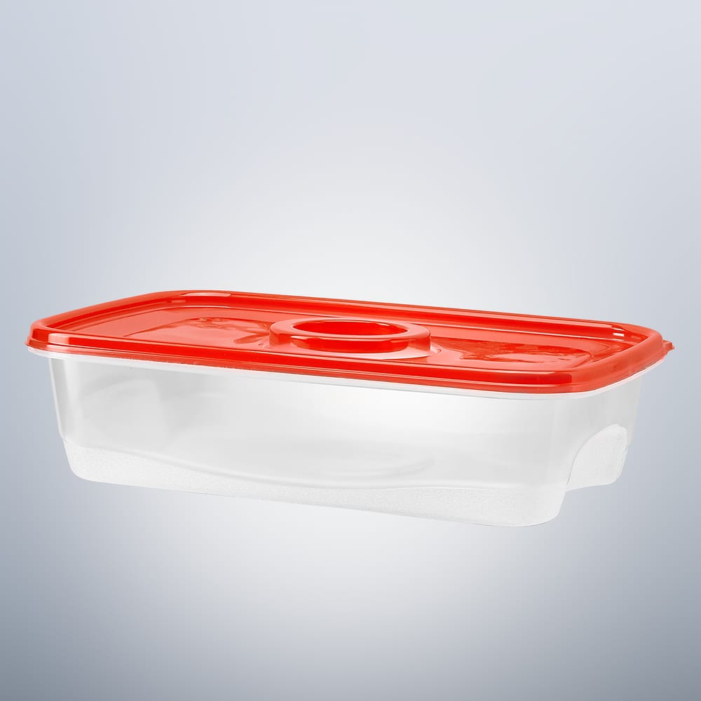 128oz PP Plastic Rectangular Storage Food Container With Lid - Version 1 post image