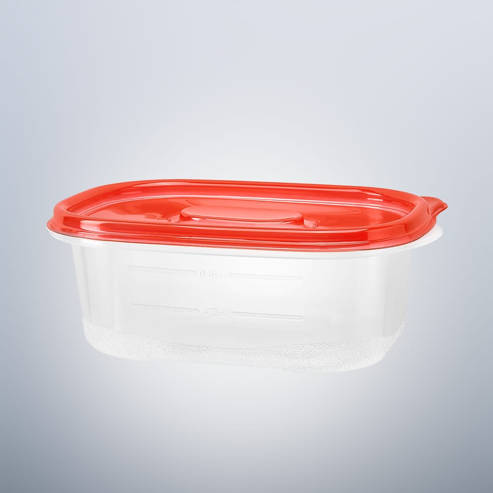 48oz PP Plastic Rectangular Storage Food Container With Lid - Version 1 post image