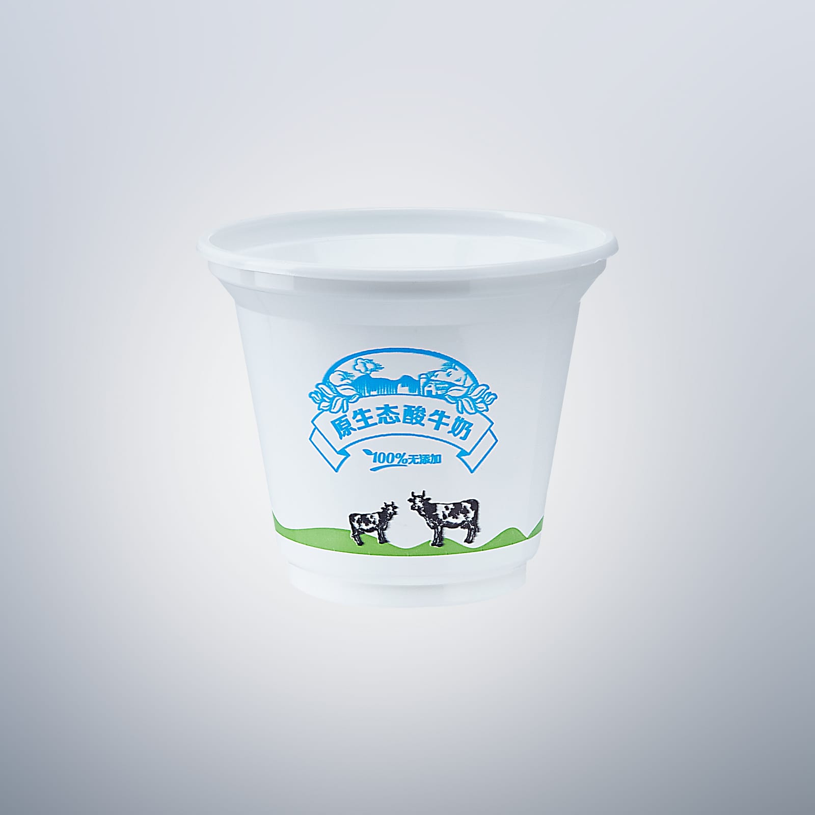 180ml White PP Plastic Milk Cup