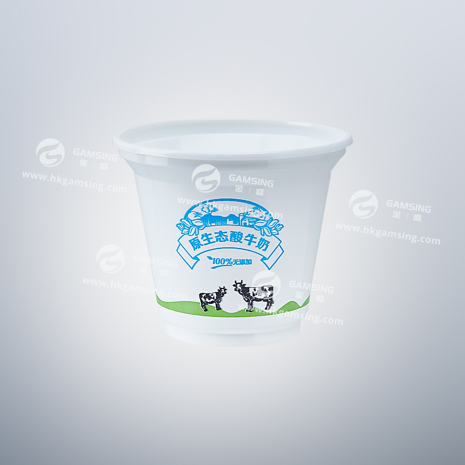 180ml White PP Plastic Milk Cup